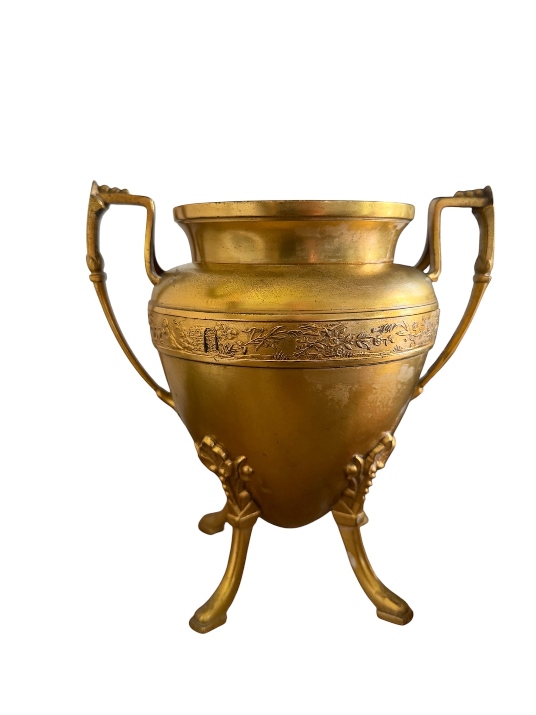 Vintage Brass Urn