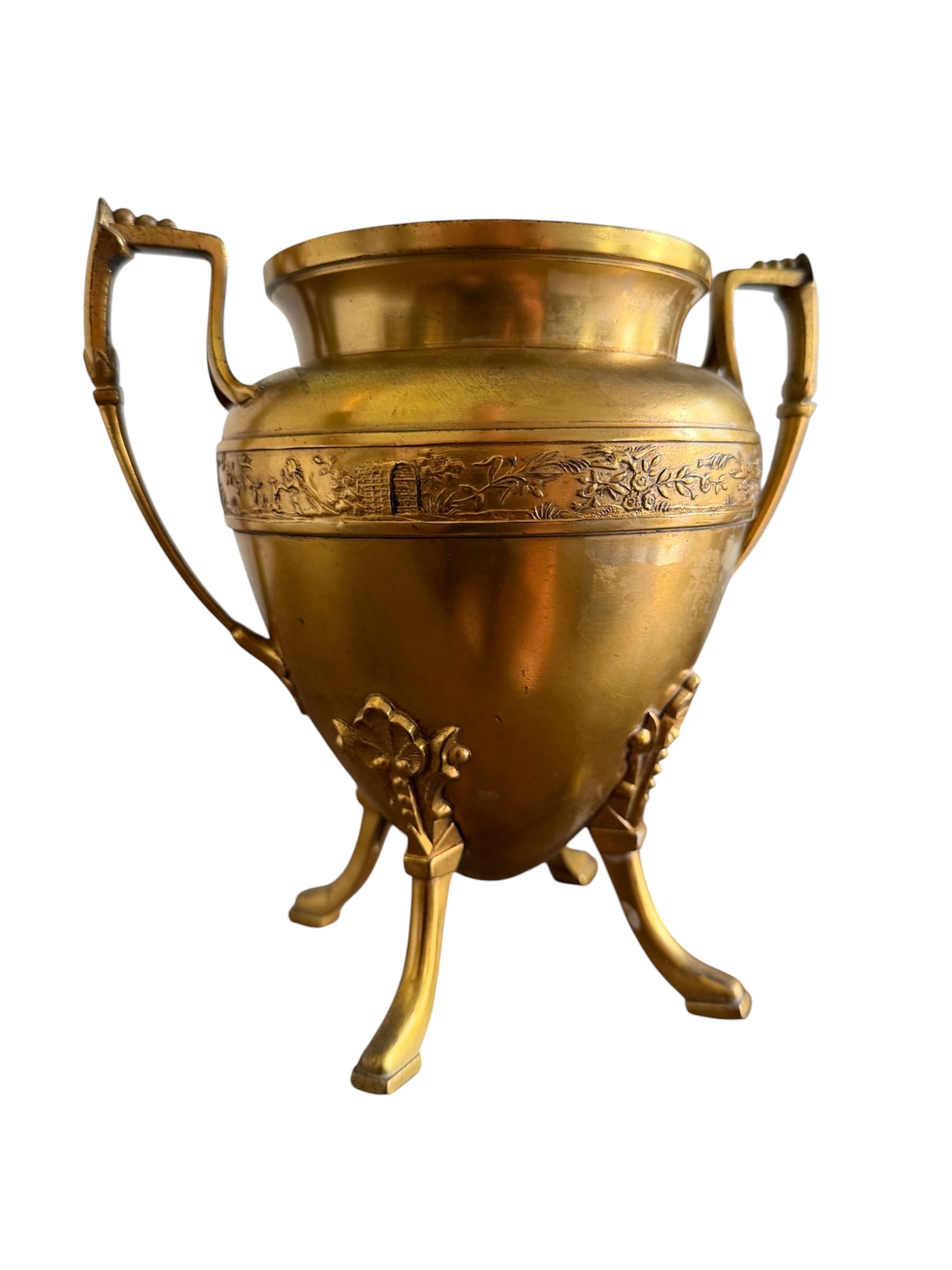 Vintage Brass Urn